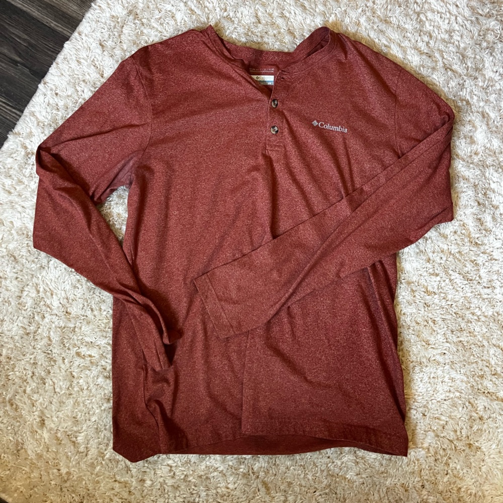 Columbia quarter button down